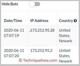 Check the Access link