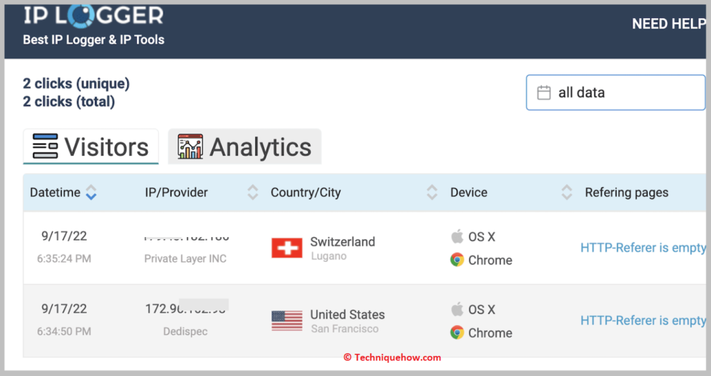 Check the results by accessing