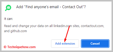 Click add extension