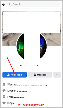 Click on Add Friend