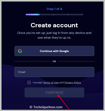 Click-on-CONTINUE
