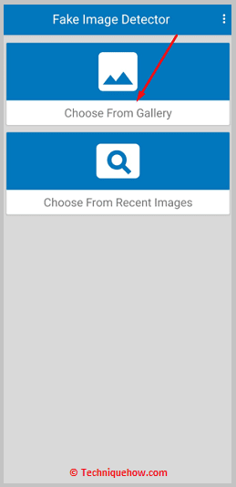 Click on Choose From Gallery.