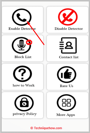 Click on Enable Detector.Β