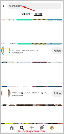Click on category