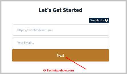 Click on next
