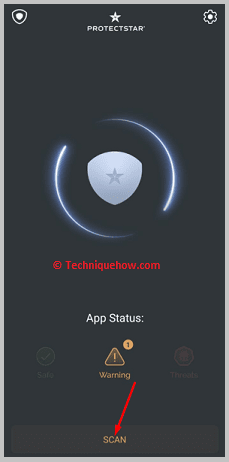 Click on scan