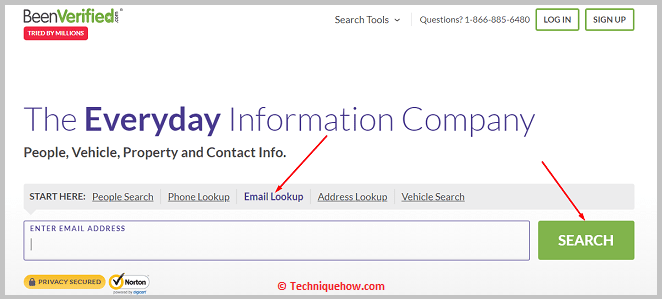 Click on search