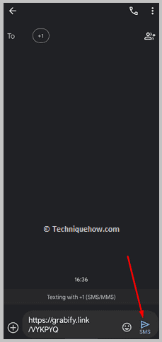Click-on-send-button