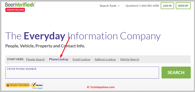 Click on the Phone tab