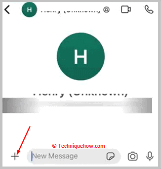 Click on the + icon
