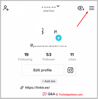 Click on three dot icon