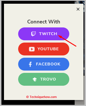 Click on twitch
