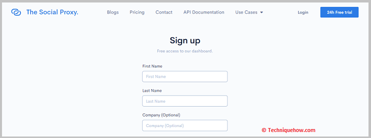 Clickon sign upbutton