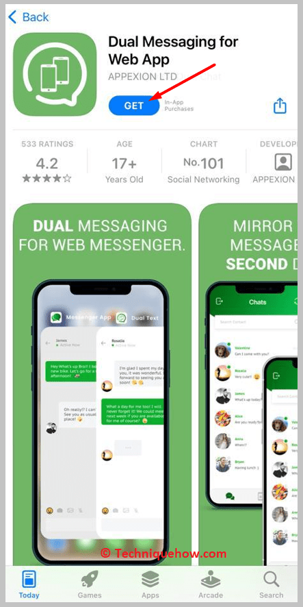 Dual Messaging for Web