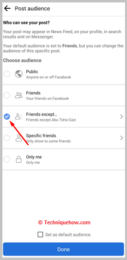 Friends except