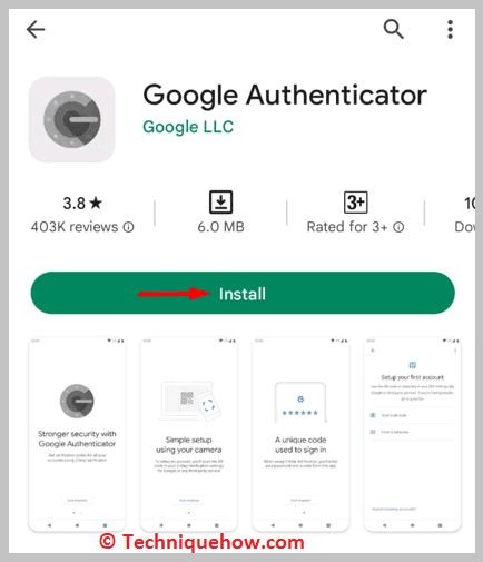 Google Authenticator app