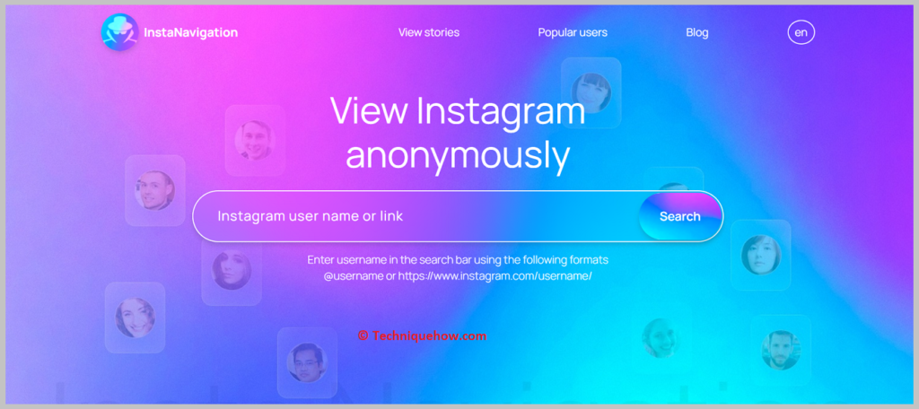 Insta Navigation