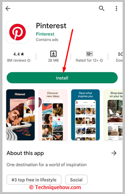 Install Pinterest