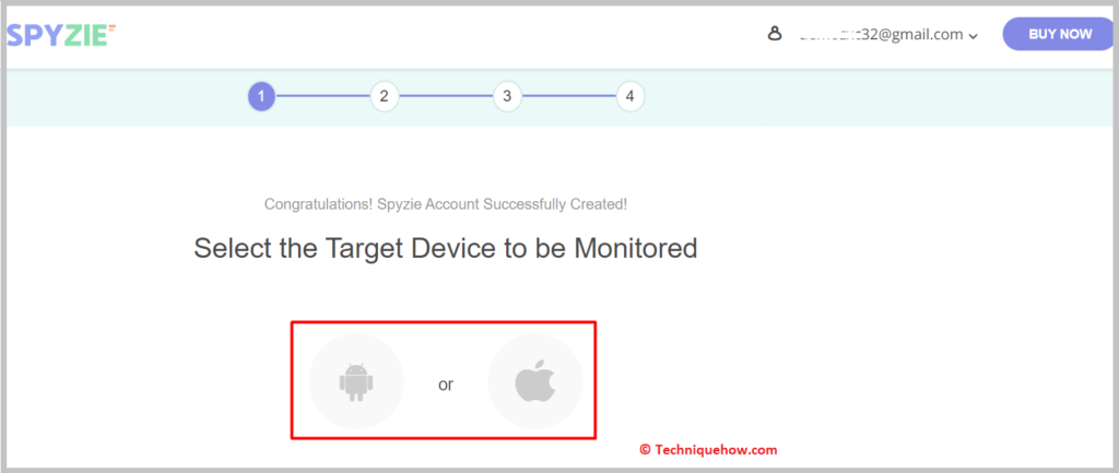 Install the app on the target's device