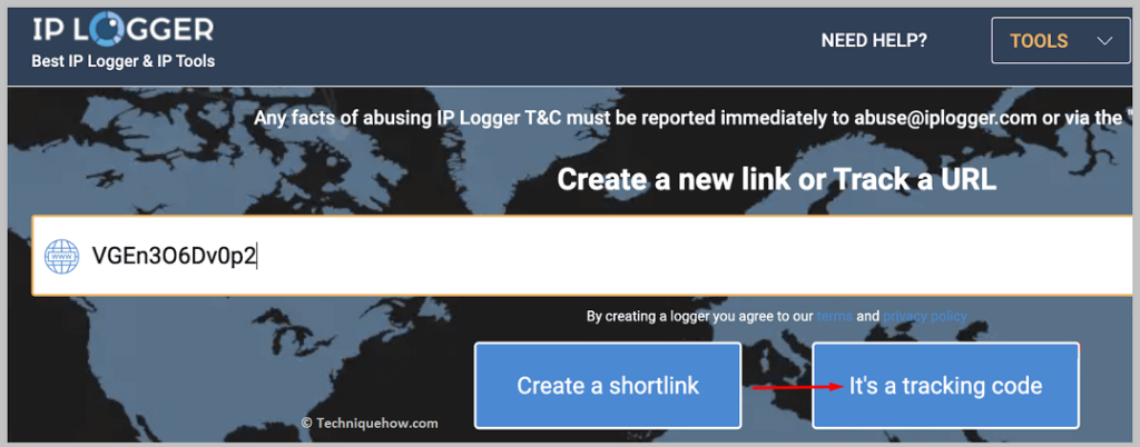 Let the user click on the link