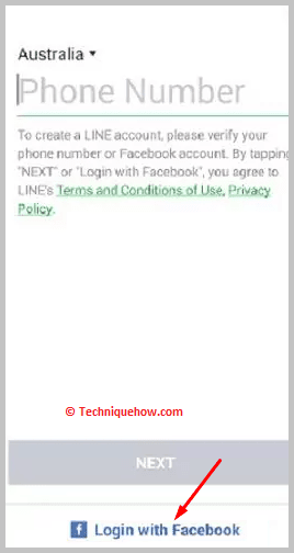 Log in to your Facebook account