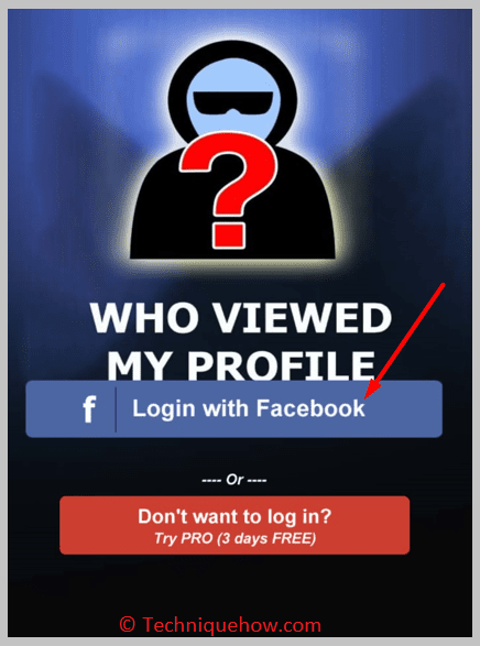 Login to your Facebook account