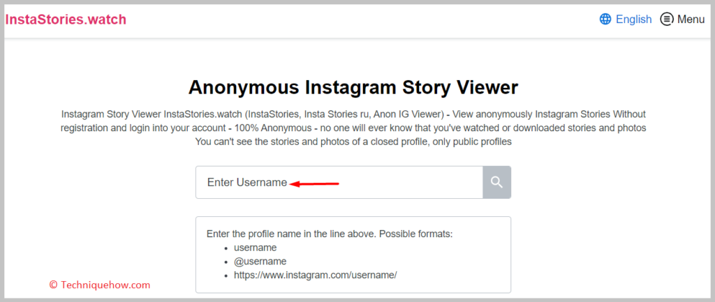 Next, enter the username