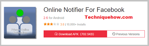 Online-notifier-for-Facebook