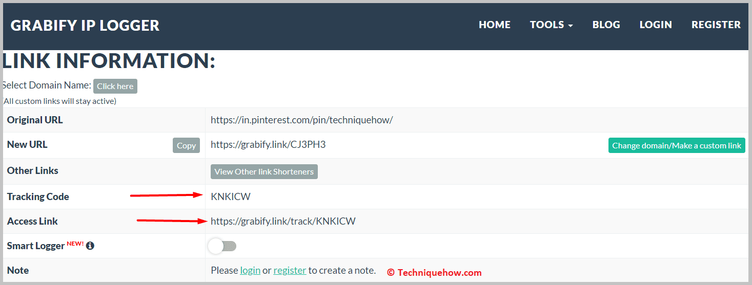 Open Access Link & Track IP