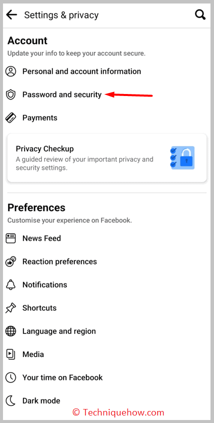 Password and security