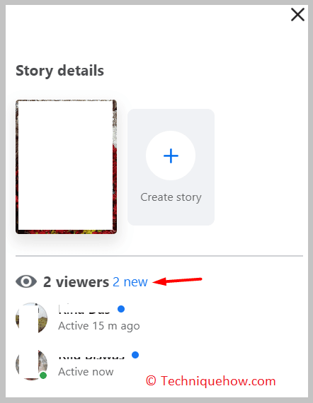 Post a Story and See Viewers