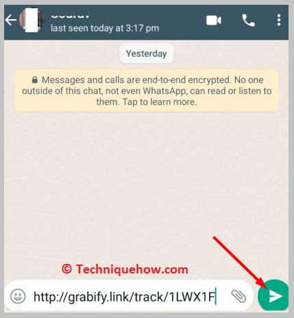 Send A Link to Track Device