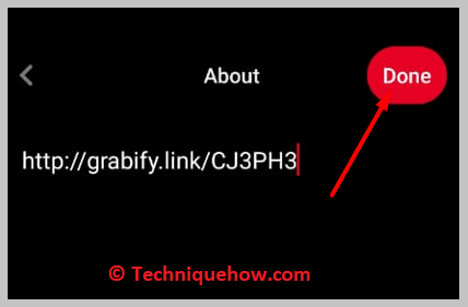 Then click on Done