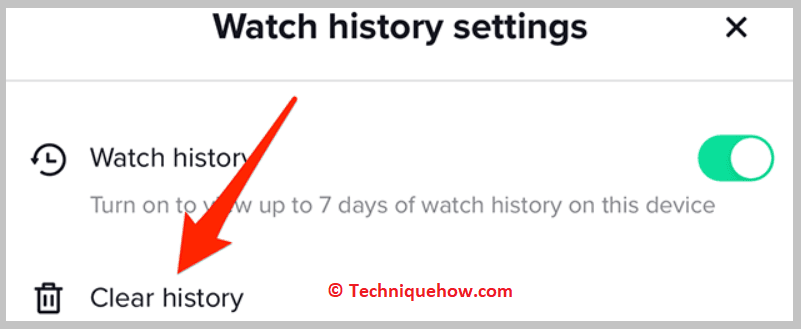 Watch history and search history get cleared out