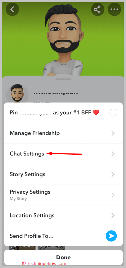 click on Chat Settings