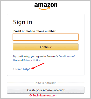 click on Need help