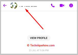 click on the user's name.