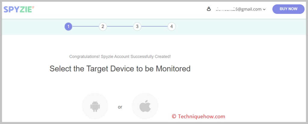 install Spyzie on the target device