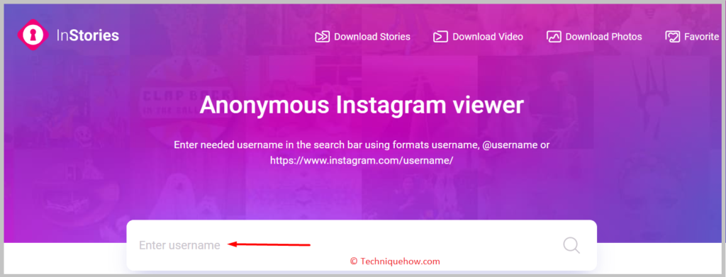name in the search bar