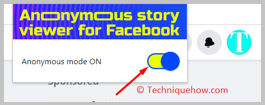 switch next to Anonymous mode on