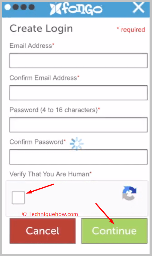then select Continue