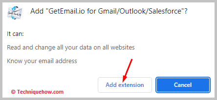 Click on Add Extension