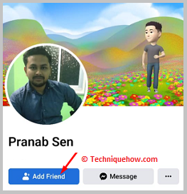 Click on Add Friend