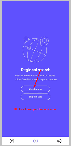 Click on Allow Location