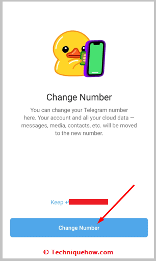 Click on Change Number.