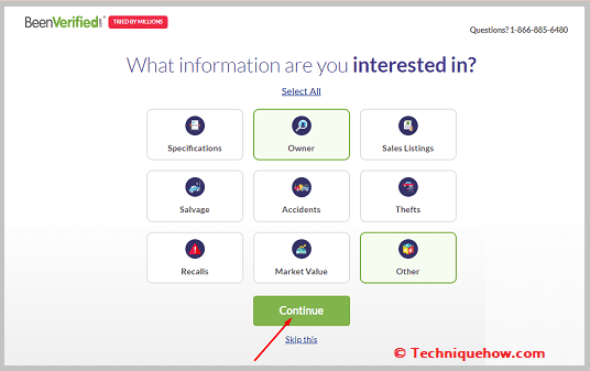 Click on Continue