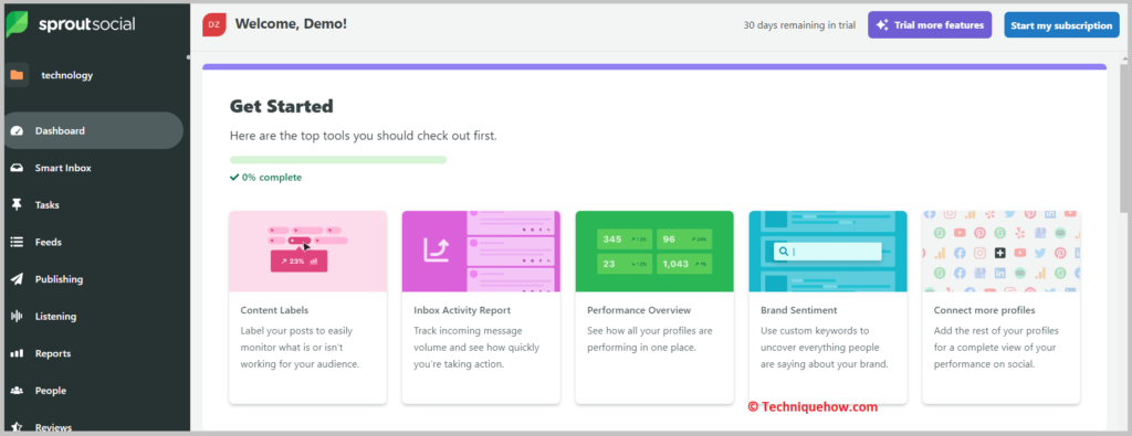 Click on Get Started