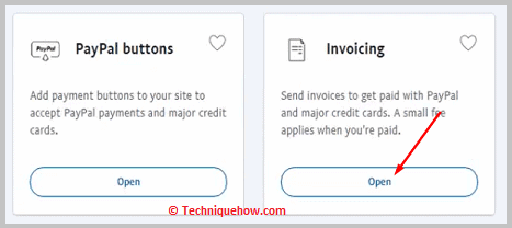 Click on Invoice