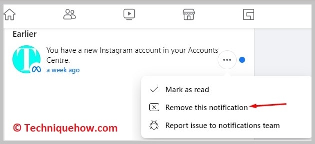 Click on Remove this notification on pc