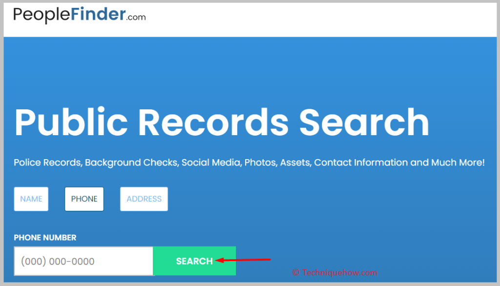 Click on SEARCH